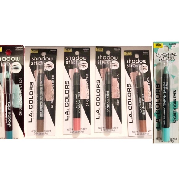 6pk Assorted Creamy metallic‎ eye Shadow stick & marshmallow eye pencils - Picture 1 of 17